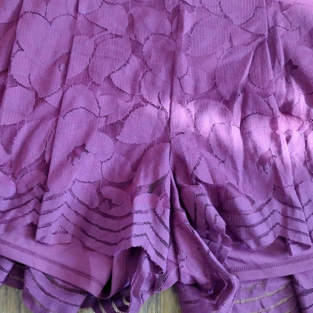 Torrid Burgundy Lace Skort